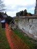 StMAwall before.jpg - St Mary's churchyard wall began to collapse.